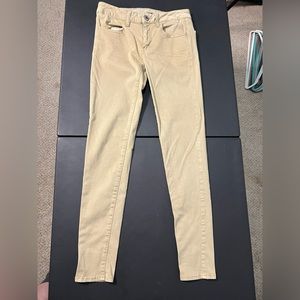 American Eagle Super Stretch Tan/Khaki Jegging Skinny Pants